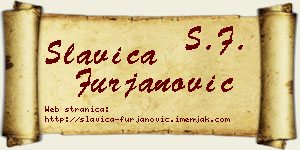 Slavica Furjanović vizit kartica